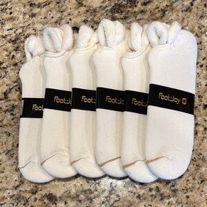 FootJoy Men's Athletic White Socks